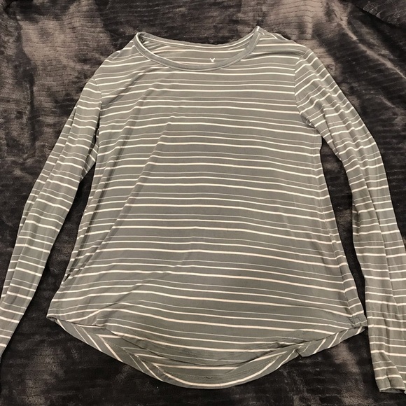 AMERICAN EAGLE long sleeve stripe shirt - Picture 2 of 5